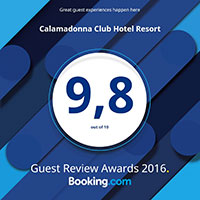 Recensioni Calamadonna Club su Booking.com - Certificato di eccellenza